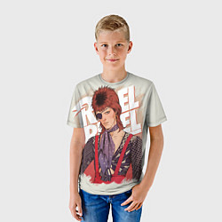 Футболка детская David Bowie Rebel Rebel, цвет: 3D-принт — фото 2