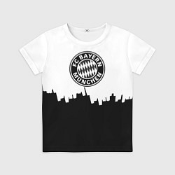 Футболка детская Bayern Mnchen пиксели, цвет: 3D-принт