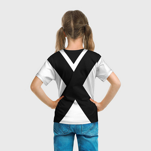 Детская футболка Бавария Мюнхен полосы / 3D-принт – фото 6