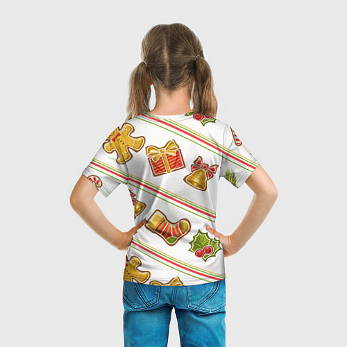 Детская футболка Рождественский дух / 3D-принт – фото 6