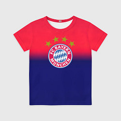Футболка детская Бавария Мюнхен градиент, цвет: 3D-принт