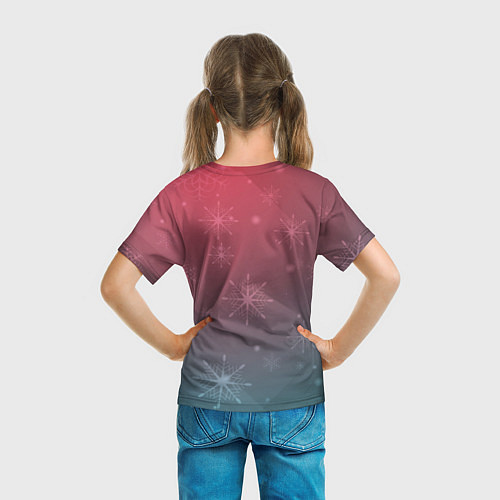 Детская футболка Санта-утка не в духе / 3D-принт – фото 6