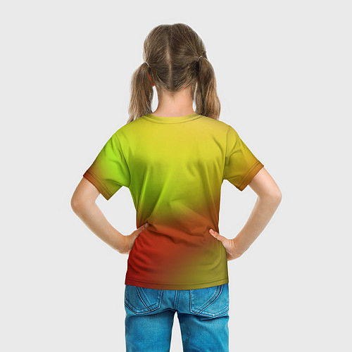 Детская футболка Color multicolored gradient / 3D-принт – фото 6