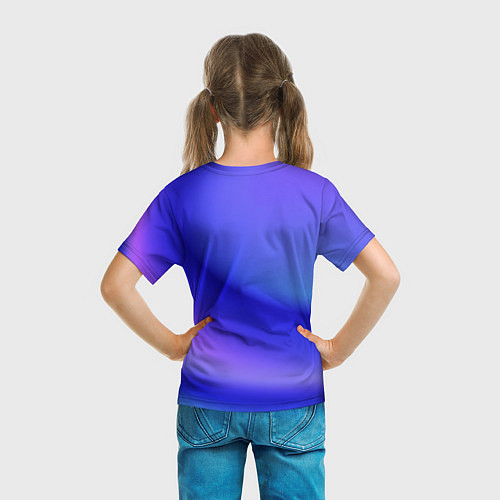 Детская футболка The color is multicolored / 3D-принт – фото 6