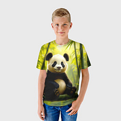 Футболка детская Бамбуковый хранитель, цвет: 3D-принт — фото 2