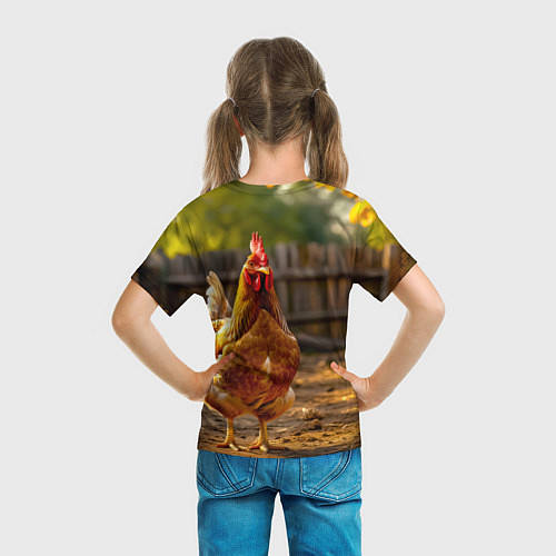 Детская футболка Золотой хранитель двора / 3D-принт – фото 6