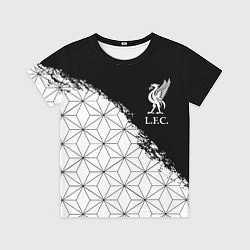 Футболка детская Liverpool краски текстура геометрия, цвет: 3D-принт