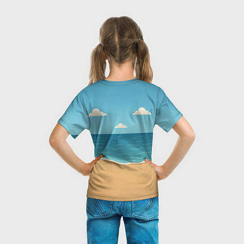 Детская футболка Лошадь почему мем / 3D-принт – фото 6