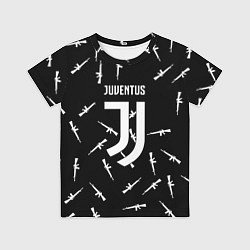 Футболка детская Ювентус армейский стиль, цвет: 3D-принт