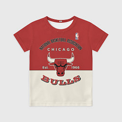 Футболка детская NBA Bulls Vintage, цвет: 3D-принт