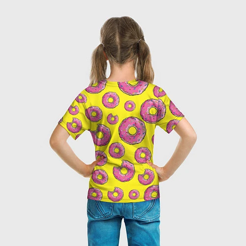 Детская футболка Пончики Гомера / 3D-принт – фото 6