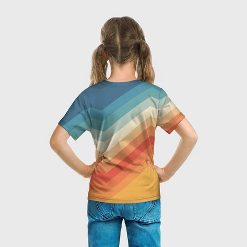 Детская футболка Полосы / 3D-принт – фото 6