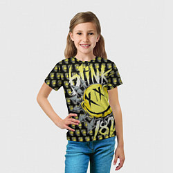 Футболка детская Blink-182: Smile, цвет: 3D-принт — фото 2