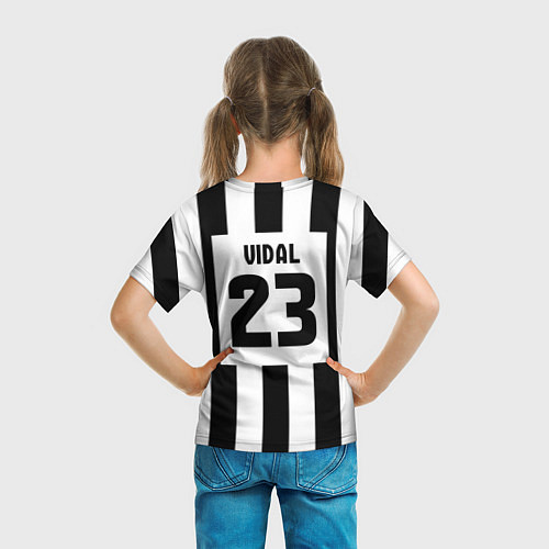 Детская футболка Juventus: Vidal / 3D-принт – фото 6