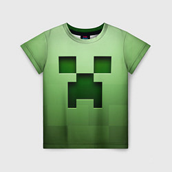 Футболка детская Creeper Face, цвет: 3D-принт