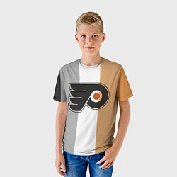Футболка детская Philadelphia Flyers, цвет: 3D-принт — фото 2