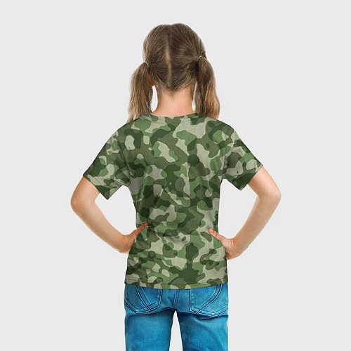 Детская футболка Хаки / 3D-принт – фото 6