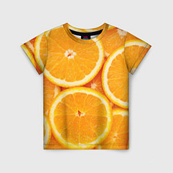 Футболка детская Апельсин, цвет: 3D-принт