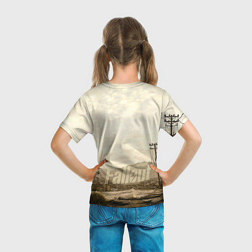 Детская футболка Fallout City / 3D-принт – фото 6