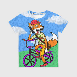 Футболка детская Drop Dead: Wild Fox, цвет: 3D-принт