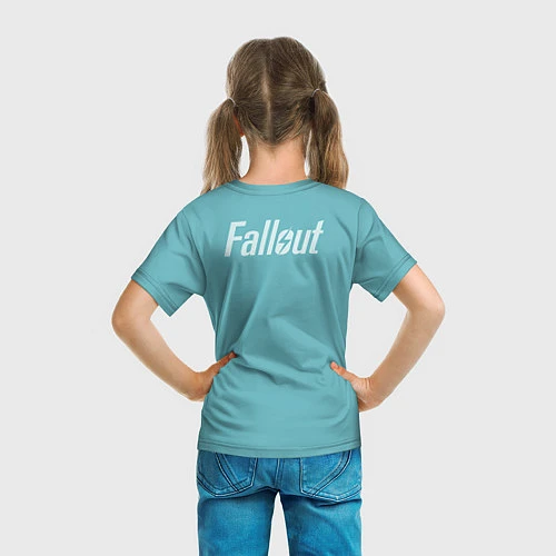 Детская футболка Fallout New Year / 3D-принт – фото 6
