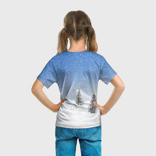 Детская футболка Санта Гомер / 3D-принт – фото 6