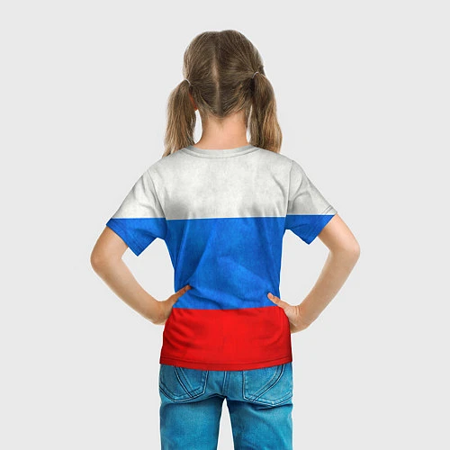 Детская футболка Russia: from 66 / 3D-принт – фото 6