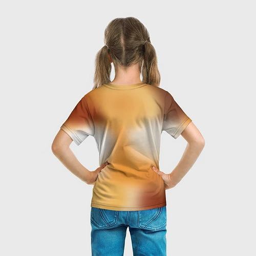 Детская футболка Серый рыцарь / 3D-принт – фото 6