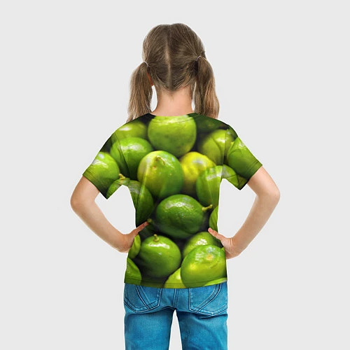 Детская футболка Лаймовая / 3D-принт – фото 6
