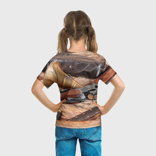 Детская футболка Охотничье снаряжение / 3D-принт – фото 6