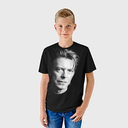 Футболка детская David Bowie: Black Face, цвет: 3D-принт — фото 2