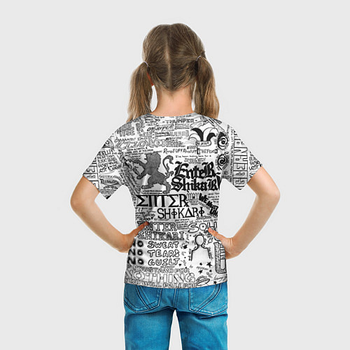 Детская футболка Enter Shikari: Words / 3D-принт – фото 6