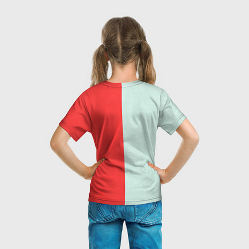 Детская футболка Norton: White & Red / 3D-принт – фото 6