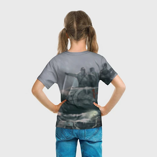 Детская футболка Солдаты / 3D-принт – фото 6