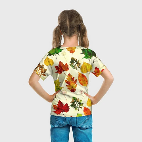 Детская футболка Осень / 3D-принт – фото 6