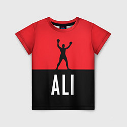 Футболка детская Ali Boxing, цвет: 3D-принт