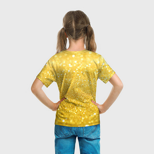 Детская футболка Золото / 3D-принт – фото 6
