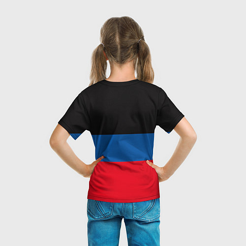 Детская футболка Донецкая народная республика / 3D-принт – фото 6