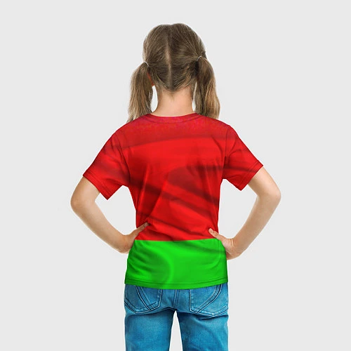 Детская футболка Белорусский герб / 3D-принт – фото 6