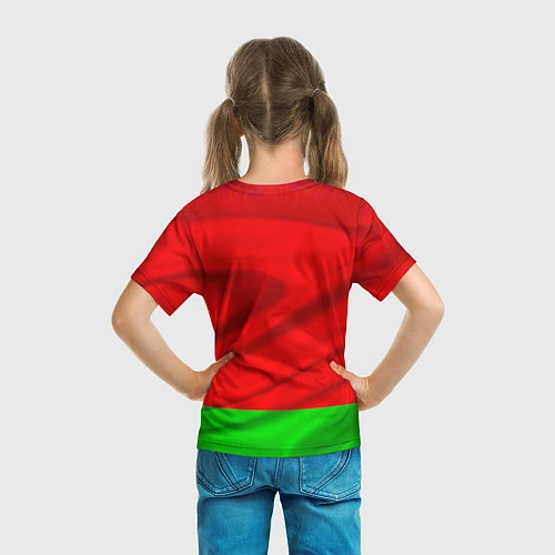 Детская футболка Belarus / 3D-принт – фото 6
