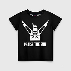 Футболка детская Dark souls praise the sun knight Heida, цвет: 3D-принт