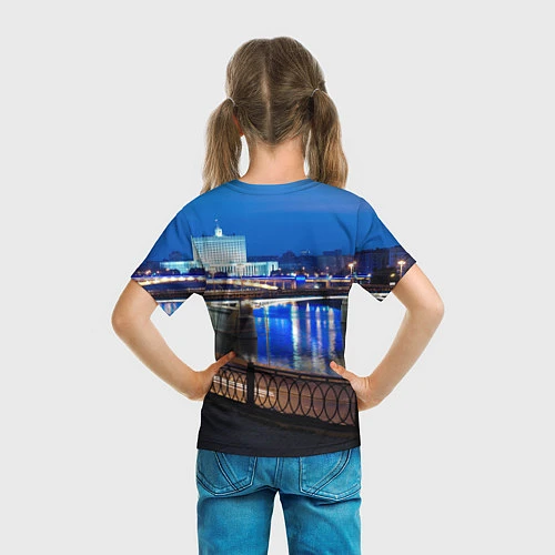 Детская футболка Москва / 3D-принт – фото 6