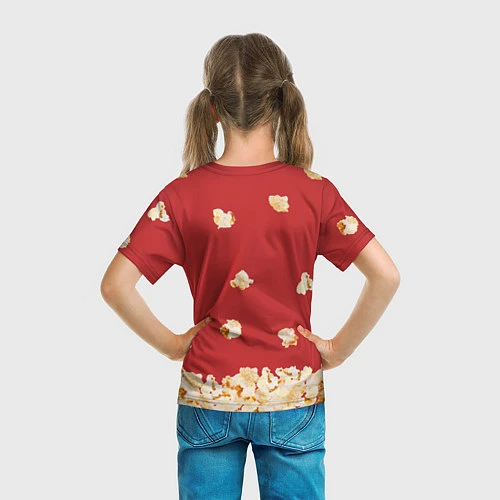Детская футболка Popcorn / 3D-принт – фото 6