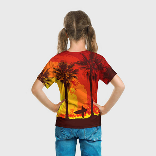 Детская футболка Summer Surf 2 / 3D-принт – фото 6