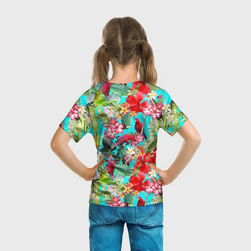 Детская футболка Тропический мир / 3D-принт – фото 6