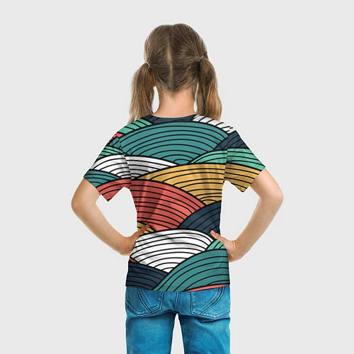 Детская футболка Алоха / 3D-принт – фото 6