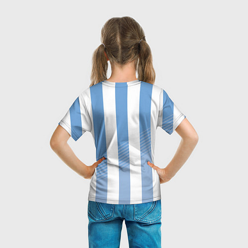 Детская футболка Сборная Аргентины: ЧМ-2018 / 3D-принт – фото 6