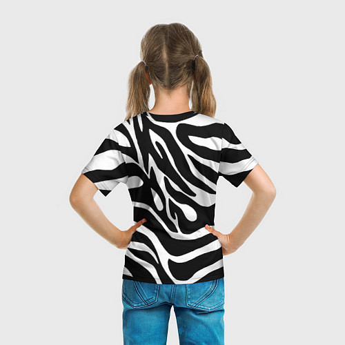 Детская футболка Зебра / 3D-принт – фото 6