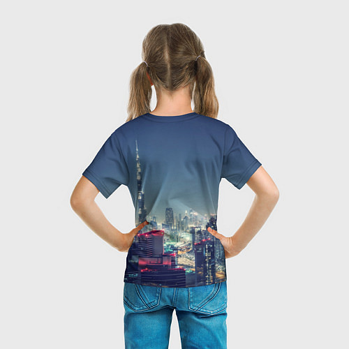 Детская футболка Дубай / 3D-принт – фото 6