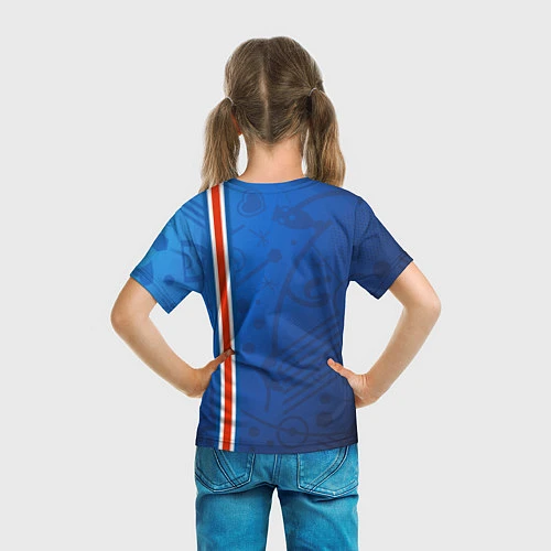 Детская футболка Сборная Исландии по футболу / 3D-принт – фото 6